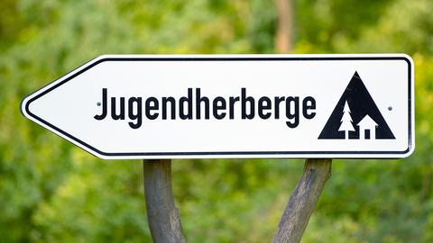 Schild Jugendherberge