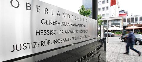 Das Justizzentrum Frankfurt mit Generalstaatsanwaltschaft und Oberlandesgericht