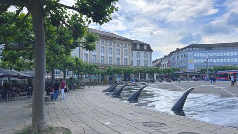 Der Königsplatz in Kassel