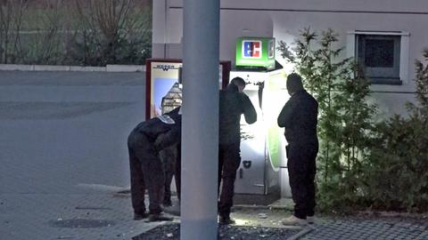 Beschädigter Geldautomat in Kelkheim