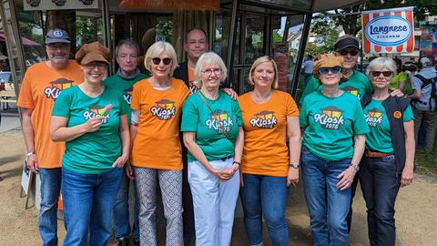 Das ehrenamtliche Kiosk-Team freut sich auf jede Menge Kunden und Gespräche.