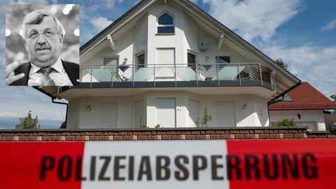 Regierungspräsident Lübcke wurde auf der Terrasse seines Hauses in Wolfhagen erschossen. 