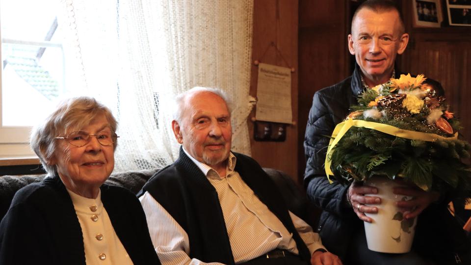 Annemarie und Heinz Trommer sind seit 75 Jahren verheiratet. Da kann man nur gratulieren!