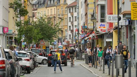 Rund um die Leipziger Straße in Bockenheim könnte ein Superblock entstehen.