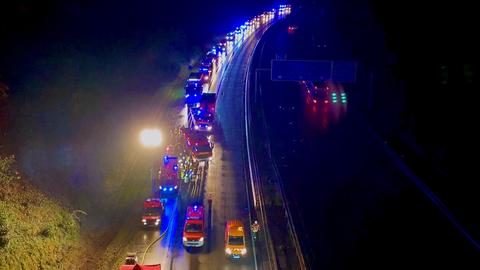 Stau nach Vollsperrung auf der A45