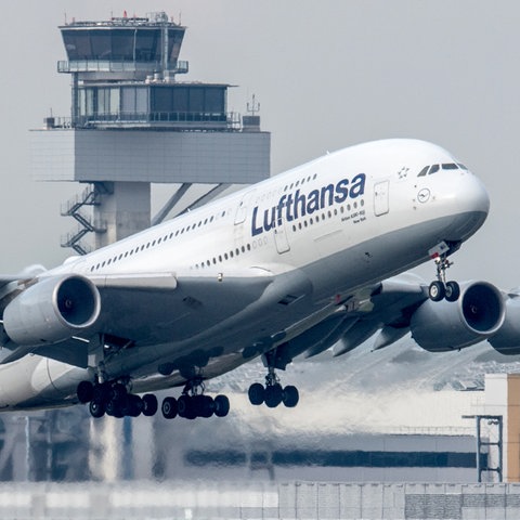 Lufthansa A380 Frankfurt