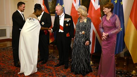 Motsi Mabuse beim Staatsbankett für Charles III.