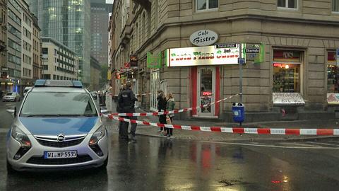 Der Tatort im Frankfurter Bahnhofsviertel