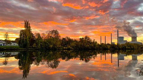 Sonnenaufgang in Hanau-Kleinauheim