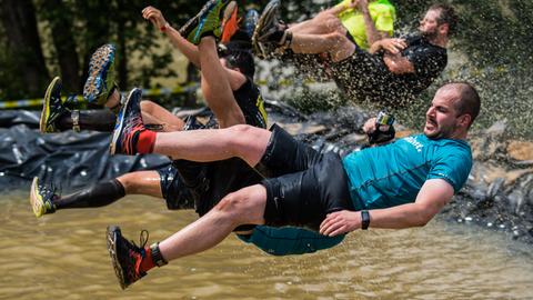 Teilnehmer beim Strong Viking Run