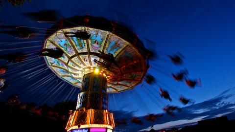 Kettenkarussell auf dem Kasseler Volksfest Zissel