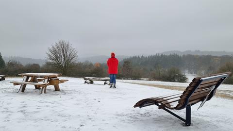 Der Winter im Lahn-Dill-Bergland. Das Foto hat uns hessenschau.de-Nutzer Diethelm Nickel aus Siegbach-Tringenstein geschickt.