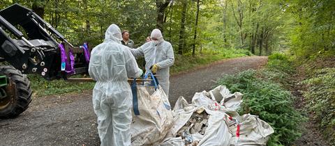 Müll im Habichtswald entsorgt