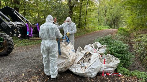Müll im Habichtswald entsorgt