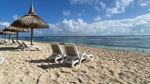 Strand von Mauritius