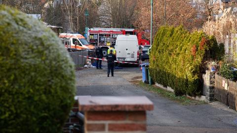 Der Unfallort vor einer Kita im Fischbachtaler Ortsteil Niedernhausen.