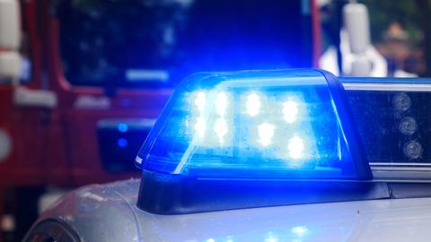 Blaulicht auf Polizeiwagen