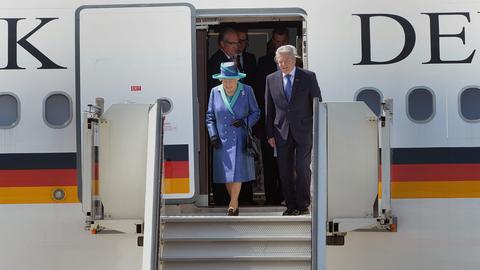 Queen Elizabeth II. zu Besuch in Hessen.