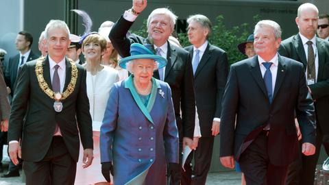 Queen Elizabeth II. zu Besuch in Hessen.