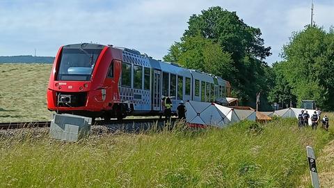 Unfallstelle in Rimbach