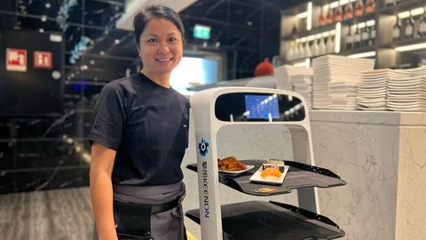 Service-Roboter Restaurant Fulda