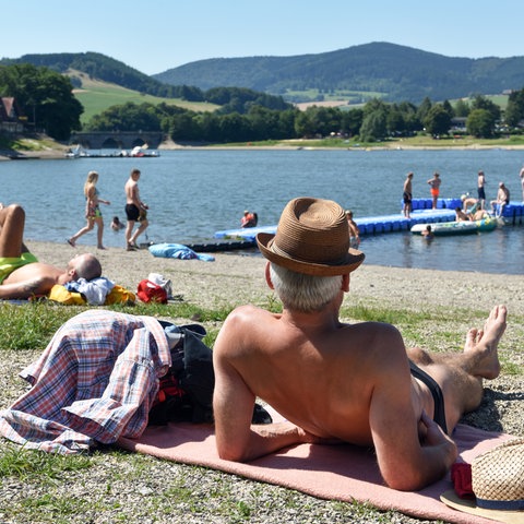Sommer Badesee Sujet