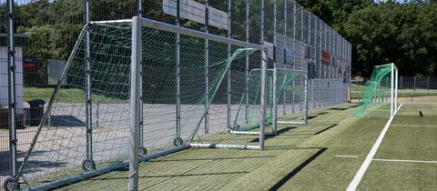 Sportplatz von Viktoria Preußen Frankfurt im Stadtteil Eckenheim.