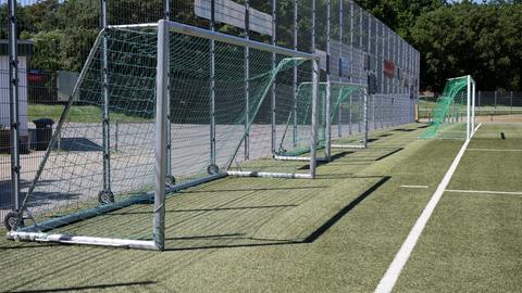 Sportplatz von Viktoria Preußen Frankfurt im Stadtteil Eckenheim.