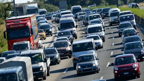 Stau auf der A5