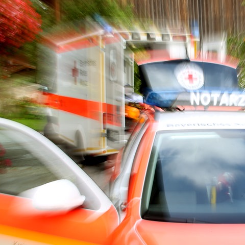 Notarzt und Rettungswagen im Einsatz