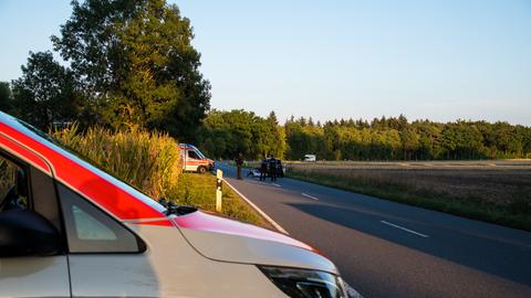 Die Unfallstelle auf der L3095.