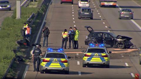 Unfallstelle auf der A3