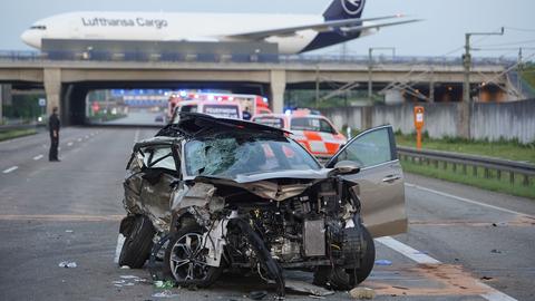 Unfallstelle auf der A3