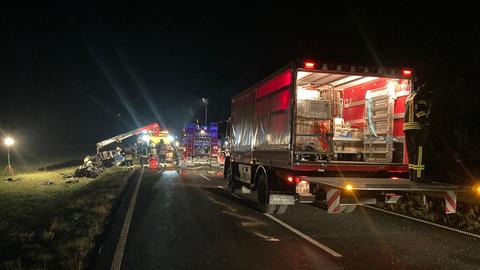 Unfallstelle in Fritzlar 