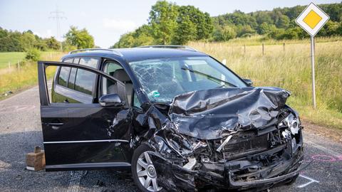 Das Auto wurde zerstört.