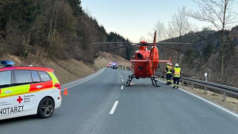 Schwerer Unfall auf der B251 zwischen Willingen und Brilon