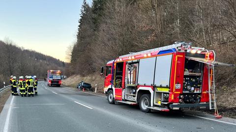 Schwerer Unfall auf der B251 zwischen Willingen und Brilon