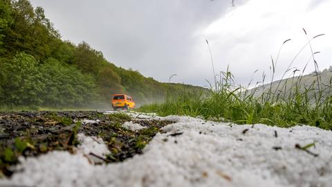 Hagel bei Usingen