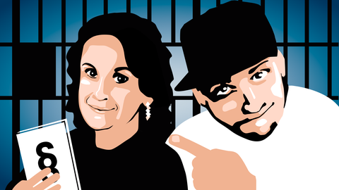 Heike Borufka und Basti Red