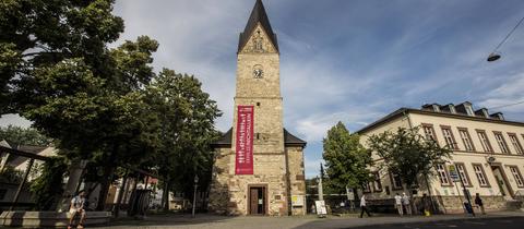 Wiesbadener Stadtteil Bierstadt, hier im Bild die Evangelische Kirche in der Venatorstraße