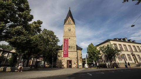 Wiesbadener Stadtteil Bierstadt, hier im Bild die Evangelische Kirche in der Venatorstraße