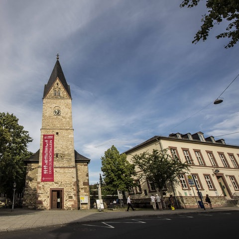 Wiesbadener Stadtteil Bierstadt, hier im Bild die Evangelische Kirche in der Venatorstraße