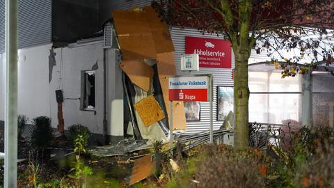 Geldautomat in Wiesbaden gesprengt