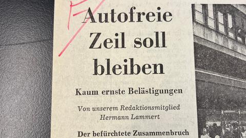 Ein Ausschnitt aus der Frankfurter Rundschau (FR) vom 22. August 1973 - heute vor 50 Jahren. 