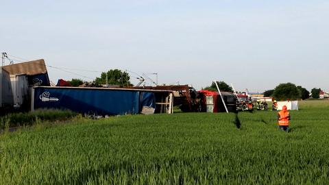 Güterzug-Unfall in Münster