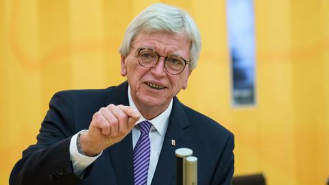 Ministerpräsident Volker Bouffier im hessischen Landtag.
