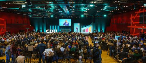 Voller Haus bei der Regionalkonferenz der CDU in Mainz.