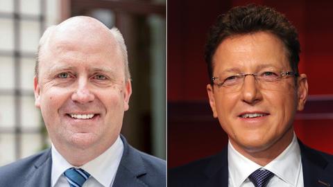 Frankfurts Ex-Bürgermeister Becker (l.) wird Staatssektär, der Ex-Bundestagsbageordnete Stefan Sauer auch