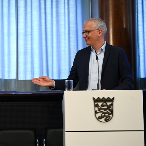 Boris Rhein und Tarek Al-Wazir 