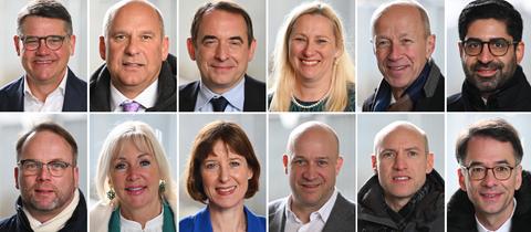 Dem Kabinett der schwarz-roten Koalition gehören neun Männer und drei Frauen an.